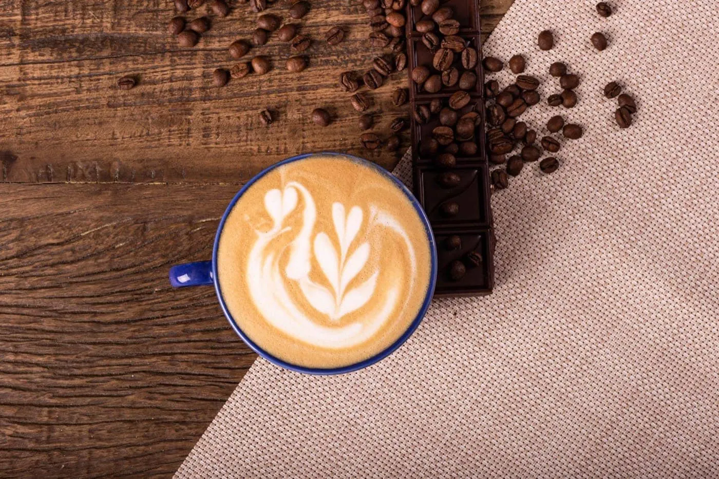 Cappuccino con latte art
