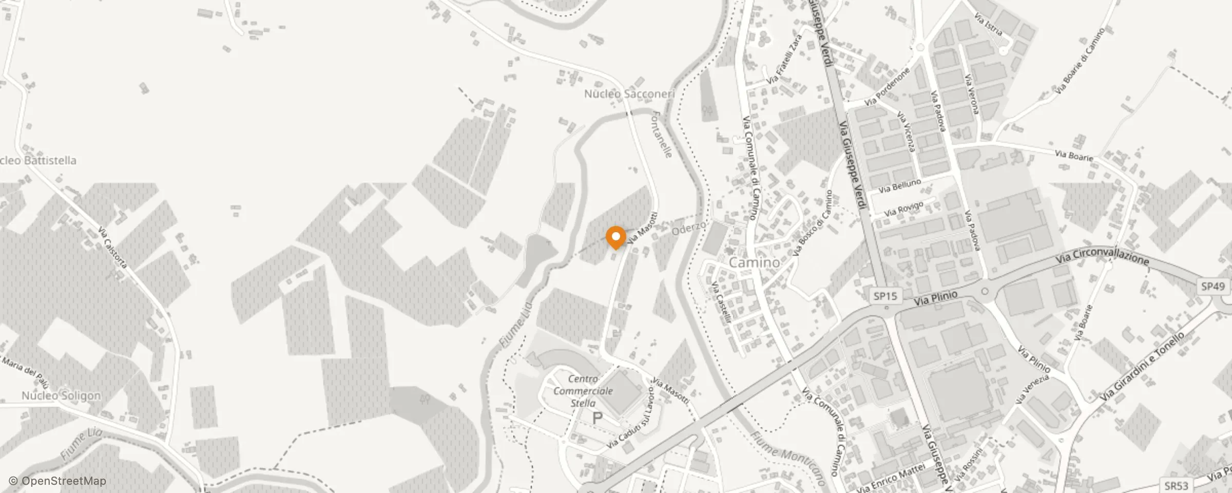 Mappa: Via Masotti, 21/C, 31046 Oderzo