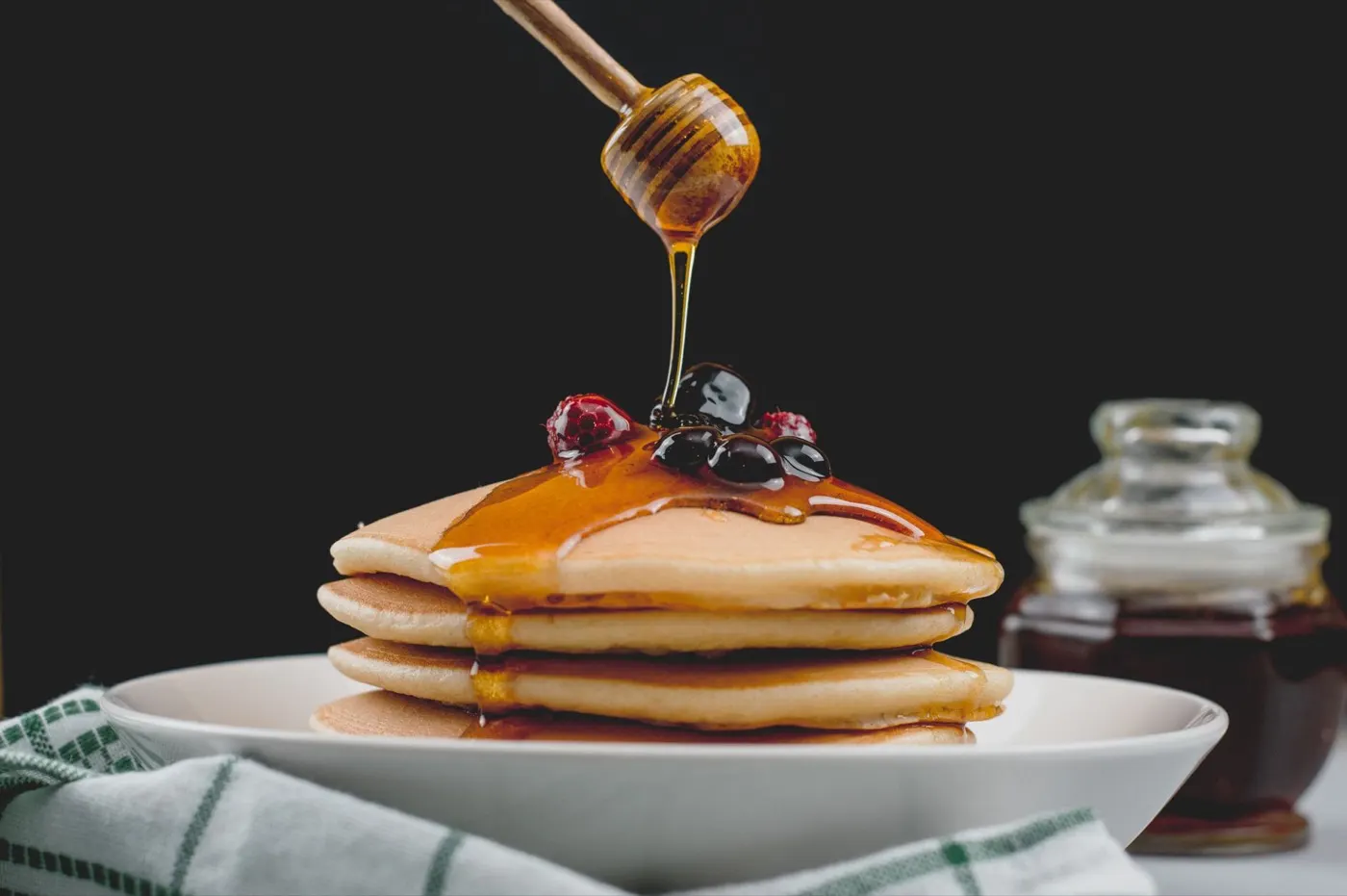 Pancake al miele, del mattino